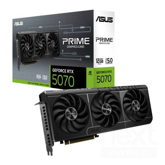 ASUS Prime NVIDIA GeForce RTX 5070 12GB GDDR7 DLSS4 HDMI/3*DisplayPort PCi Ex 5.0 16x