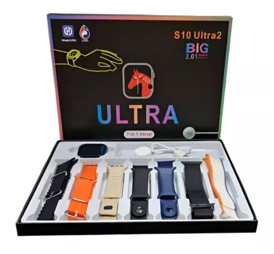 Orologio Intelligente S10 Ultra2 – Display 2,01", GPS, Monitoraggio Salute, Notifiche