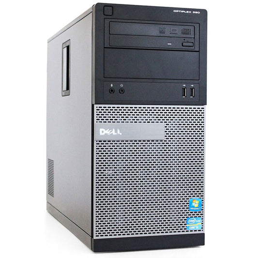 Dell Optiplex 390 Tower Computer Intel i5-2400 Ram 16GB SSD 240GB HDD 500GB DVD-ROM Freedos (Ricondizionato)