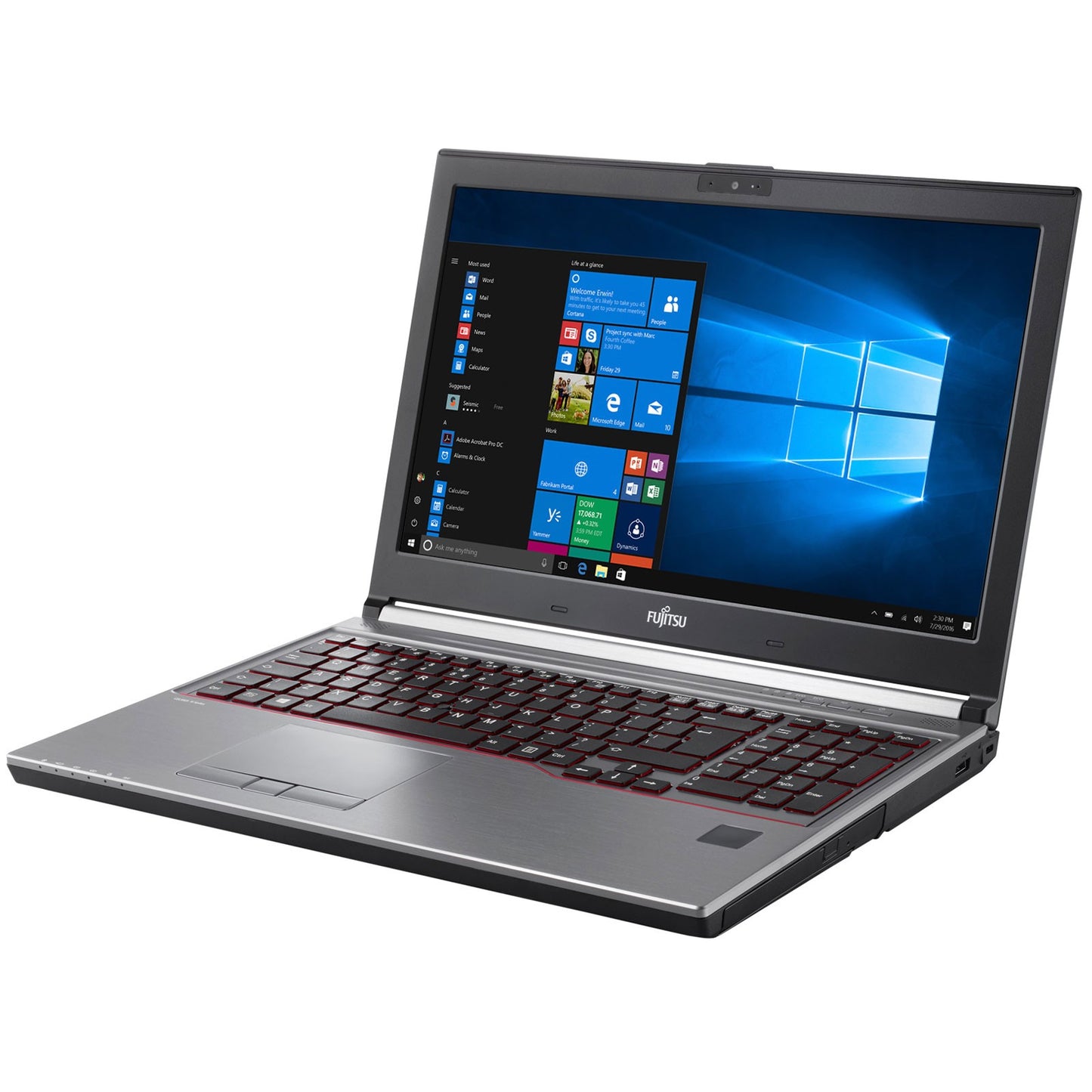Fujitsu Celsius H760 Notebook 15.6" Intel i5-6440HQ Ram 32Gb SSD 512Gb Nvidia Quadro M600M Freedos (Ricondizionato Grado A)