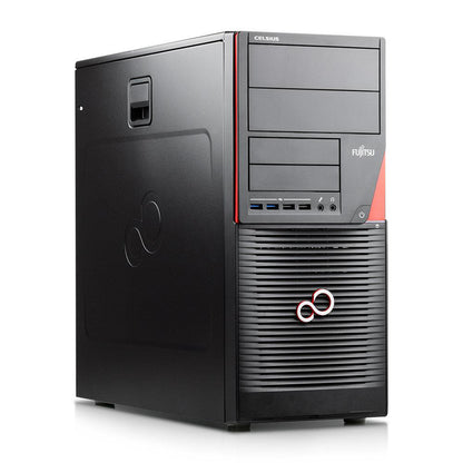 Fujitsu Celsius W550 PC Computer Tower Workstation Intel Core i7-6700 Ram 16GB SSD 512GB Freedos (Ricondizionato Grado A)