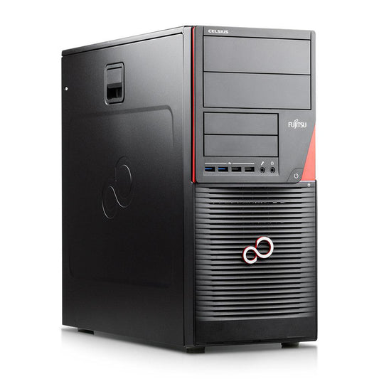 Fujitsu Celsius W550 PC Computer Tower Workstation Intel Core i7-6700 Ram 16GB SSD 512GB Freedos (Ricondizionato Grado A)