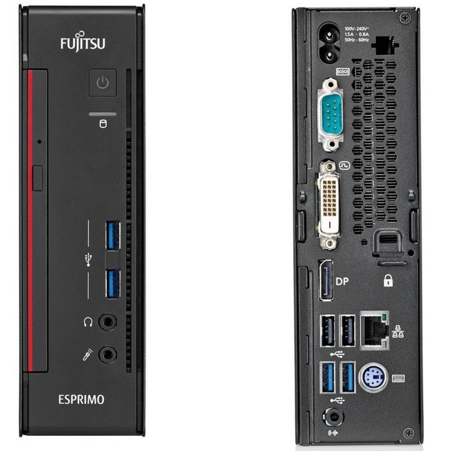 Fujitsu Esprimo Q556 Mini PC Computer Intel i5-7400T Ram 16GB SSD 512GB Freedos (Ricondizionato Grado A)