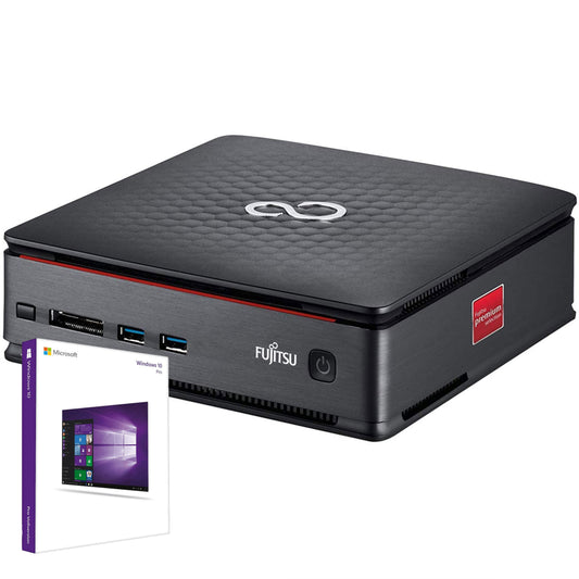 Fujitsu Esprimo Q920 Mini PC Computer Intel i5-4590T Ram 8GB SSD 240GB Windows 10 Pro (Ricondizionato Grado A)