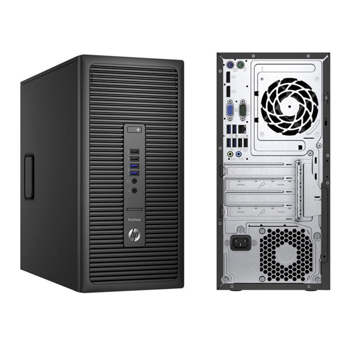 HP EliteDesk 705 G3 Tower PC Computer AMD A10-8770 Ram 8GB SSD 256GB (Ricondizionato Grado A)