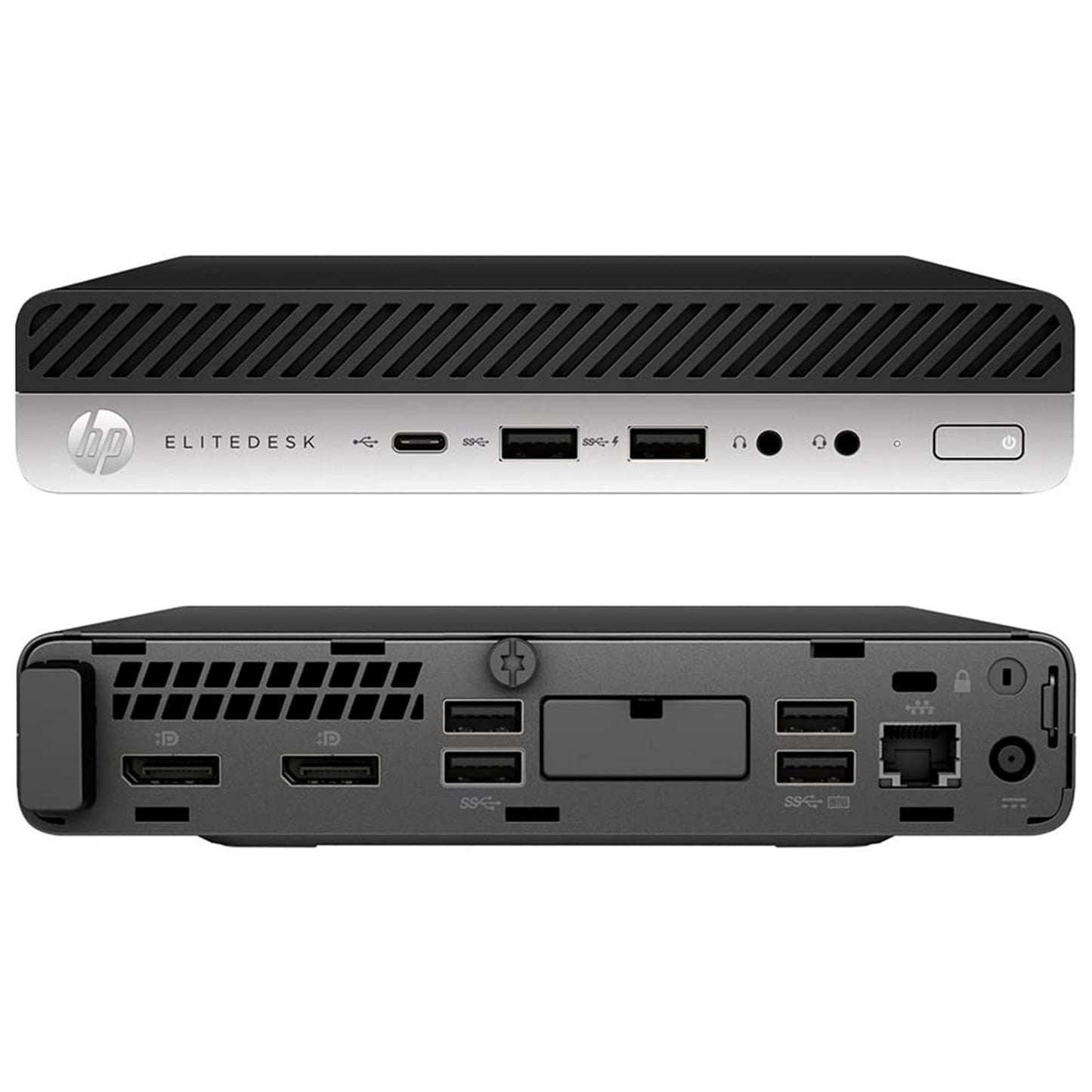 HP EliteDesk 705 G4 Mini PC Computer AMD Ryzen 3 Pro 2200GE Ram 8GB SSD 240GB (Ricondizionato Grado A)
