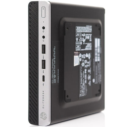 HP EliteDesk 705 G4 Mini PC Computer AMD Ryzen 5 Pro 2400GE Ram 16GB SSD 512GB Radeon RX 560 (Ricondizionato Grado A)