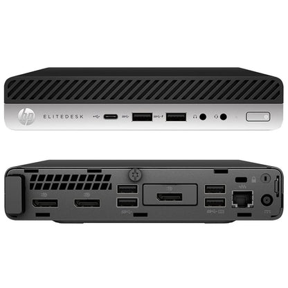 HP EliteDesk 705 G4 Mini PC Computer AMD Ryzen 5 Pro 2400GE Ram 16GB SSD 512GB Radeon RX 560 (Ricondizionato Grado A)