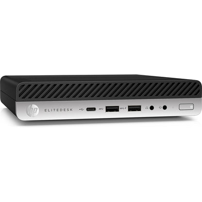 HP EliteDesk 705 G5 Mini PC Computer AMD Ryzen 5 Pro 3400GE Ram 16GB SSD 240GB (Ricondizionato Grado A)