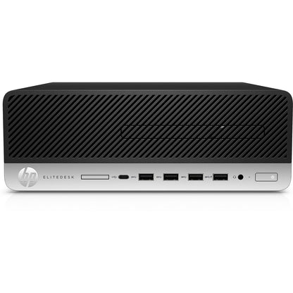 HP EliteDesk 705 G5 SFF PC Computer AMD Ryzen 5 Pro 3400G Ram 16GB SSD 512GB (Ricondizionato Grado A)