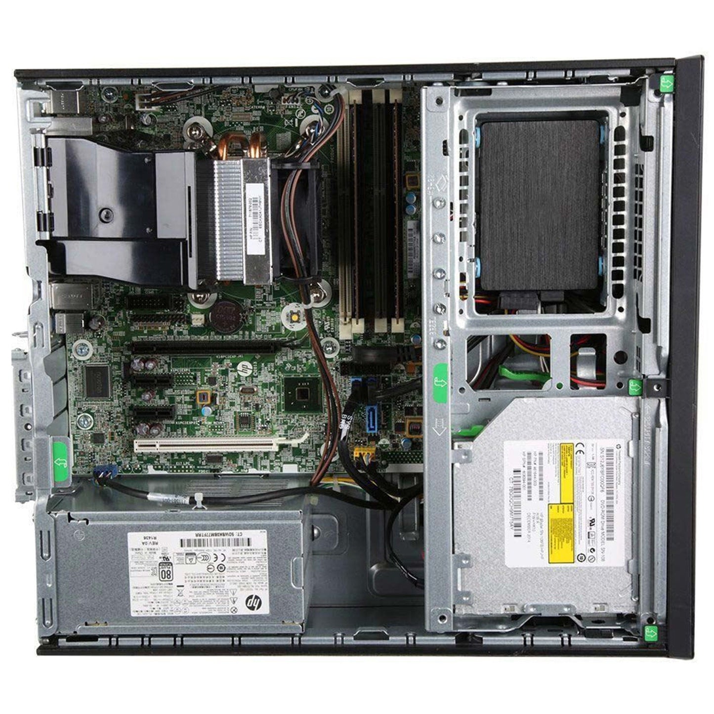 HP EliteDesk 800 G1 SFF PC Computer Intel i5-4460 Ram 8GB SSD 240GB DVD-ROM (Ricondizionato Grado A)