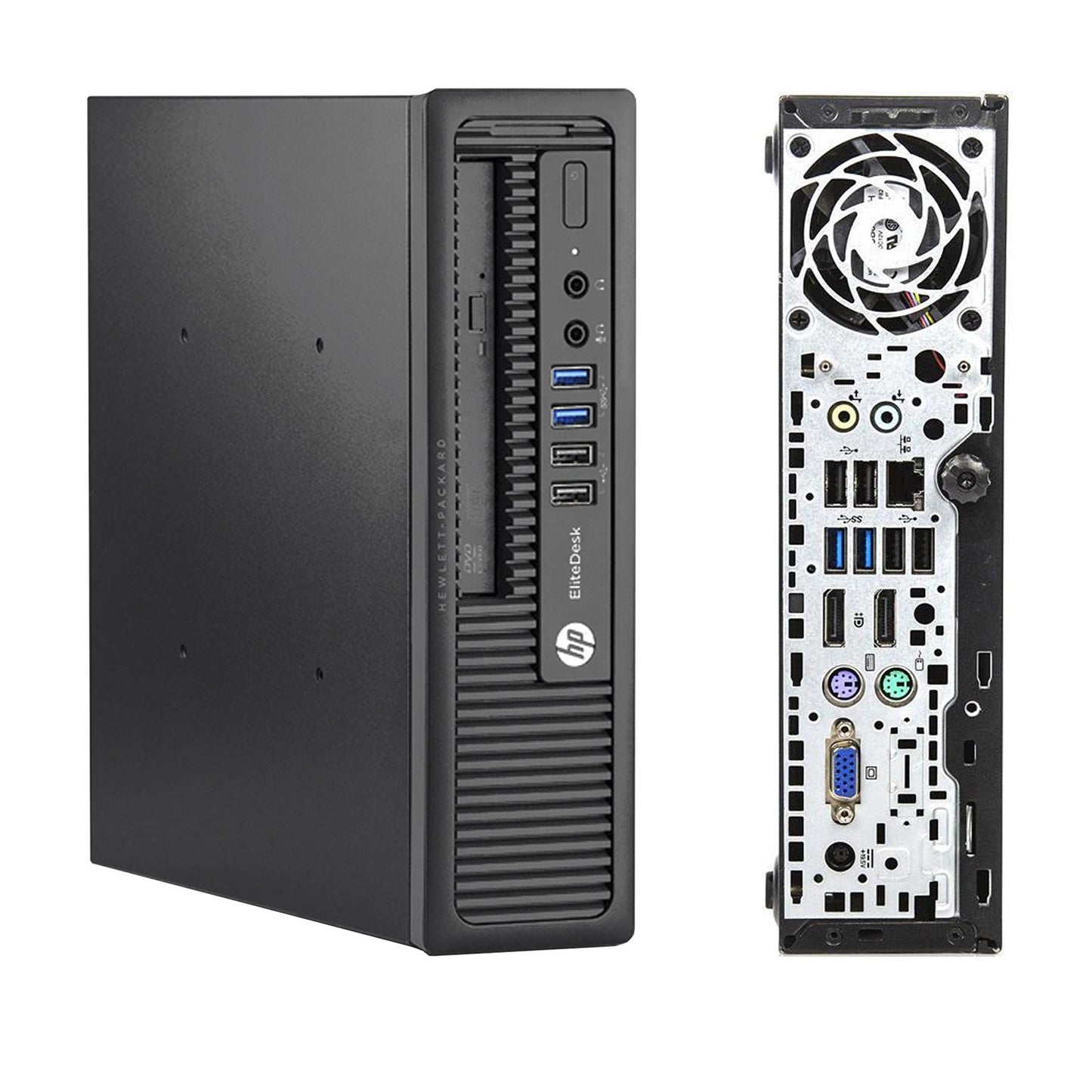 HP EliteDesk 800 G1 USDT PC Computer Intel i5-4570S Ram 16GB SSD 240GB DVD-ROM (Ricondizionato Grado A)