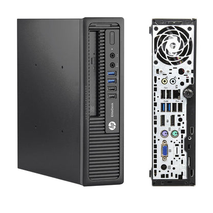 HP EliteDesk 800 G1 USDT PC Computer Intel i5-4570S Ram 16GB SSD 240GB DVD-ROM (Ricondizionato Grado A)