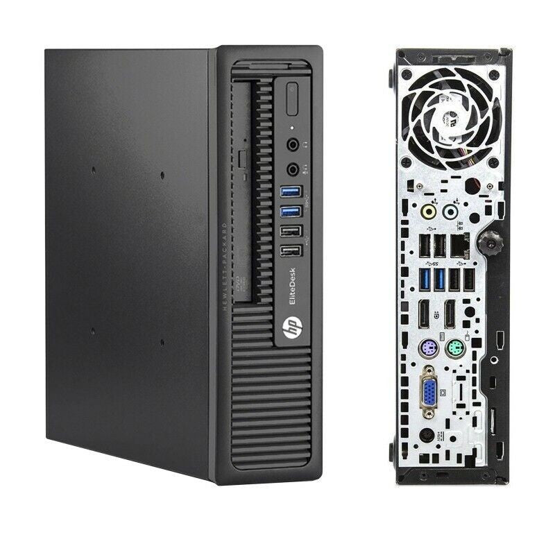 HP EliteDesk 800 G1 USDT PC Computer Intel i7-4770S Ram 16GB SSD 240GB DVD-ROM (Ricondizionato Grado A)