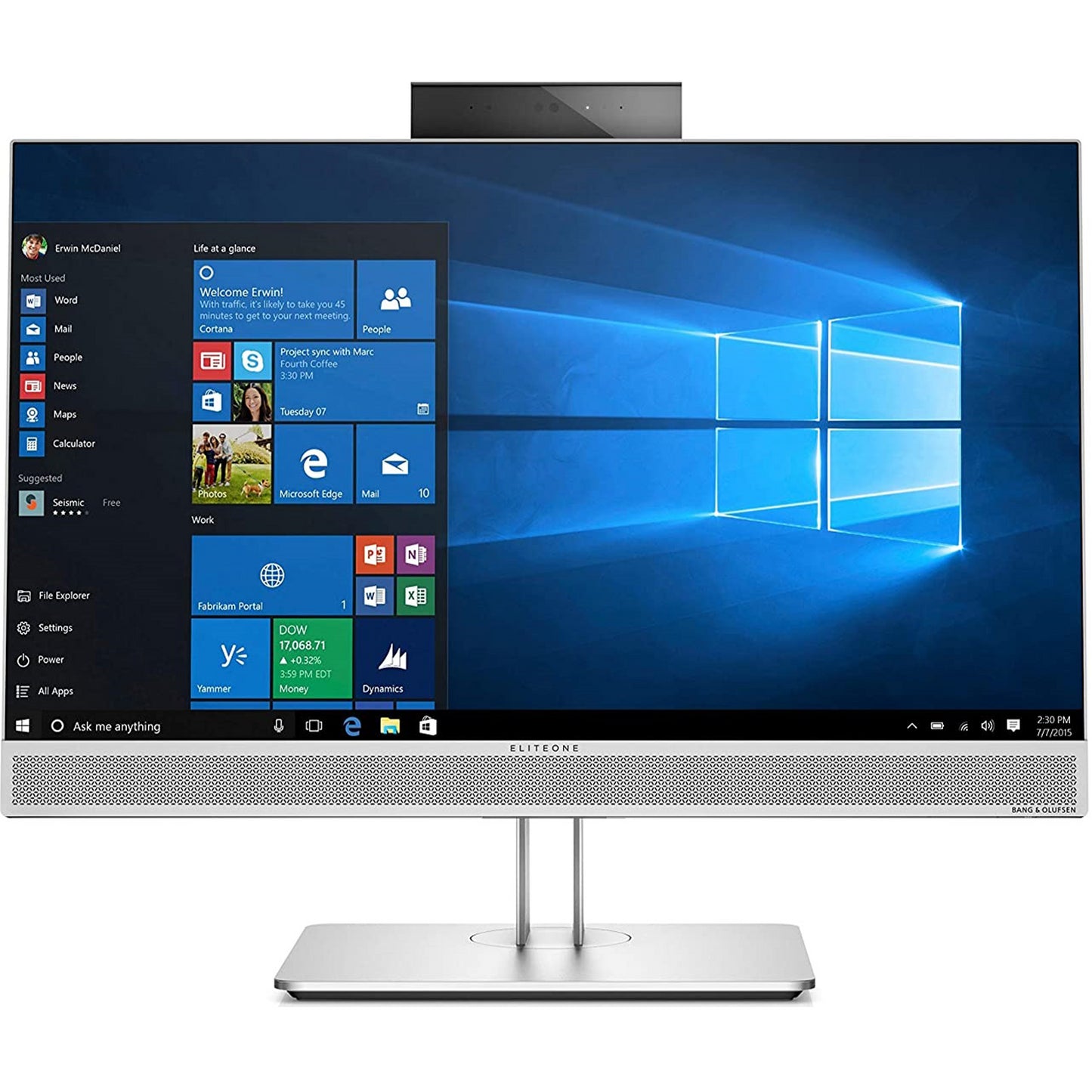 HP EliteOne 800 G4 PC Computer All-In-One 23.8" Touch Intel i5-8400 Ram 16GB SSD 512GB Webcam Freedos (Ricondizionato Grado B)