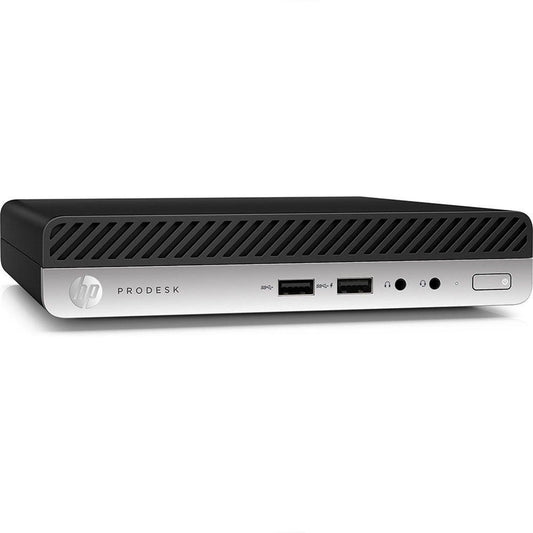 HP ProDesk 400 G4 Mini Computer Intel i5-8400T Ram 8Gb SSD 240Gb (Ricondizionato Grado A)