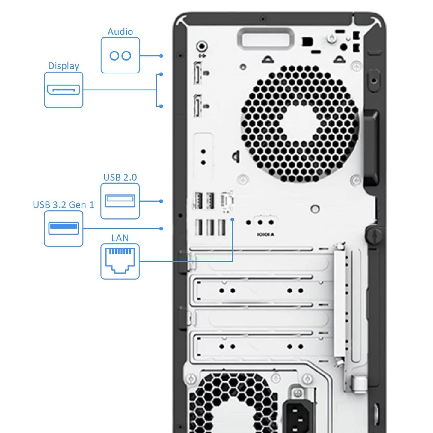HP ProDesk 600 G6 Tower Computer Intel i5-10400 Ram 16GB SSD 480GB (Ricondizionato Grado A)