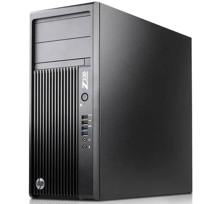 HP Workstation Z230 Tower Computer Intel i7-4770 Ram 32GB SSD 240GB + HDD 1TB (Ricondizionato Grado A)