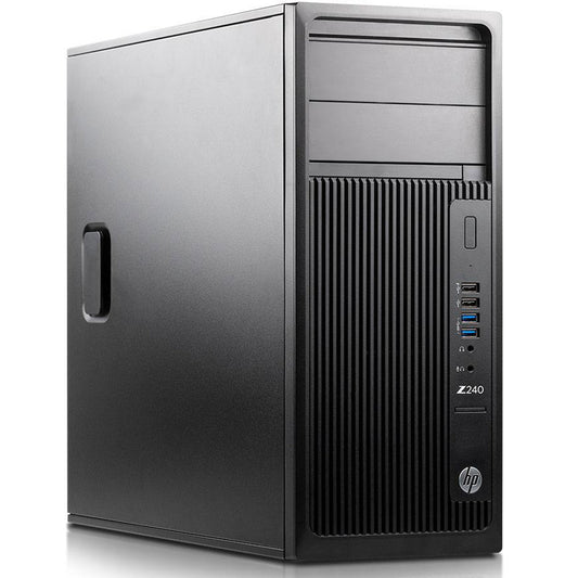 HP Workstation Z240 Tower Computer Intel i7-6700 Ram 16GB SSD 480GB Nvidia Quadro K620 (Ricondizionato Grado A)