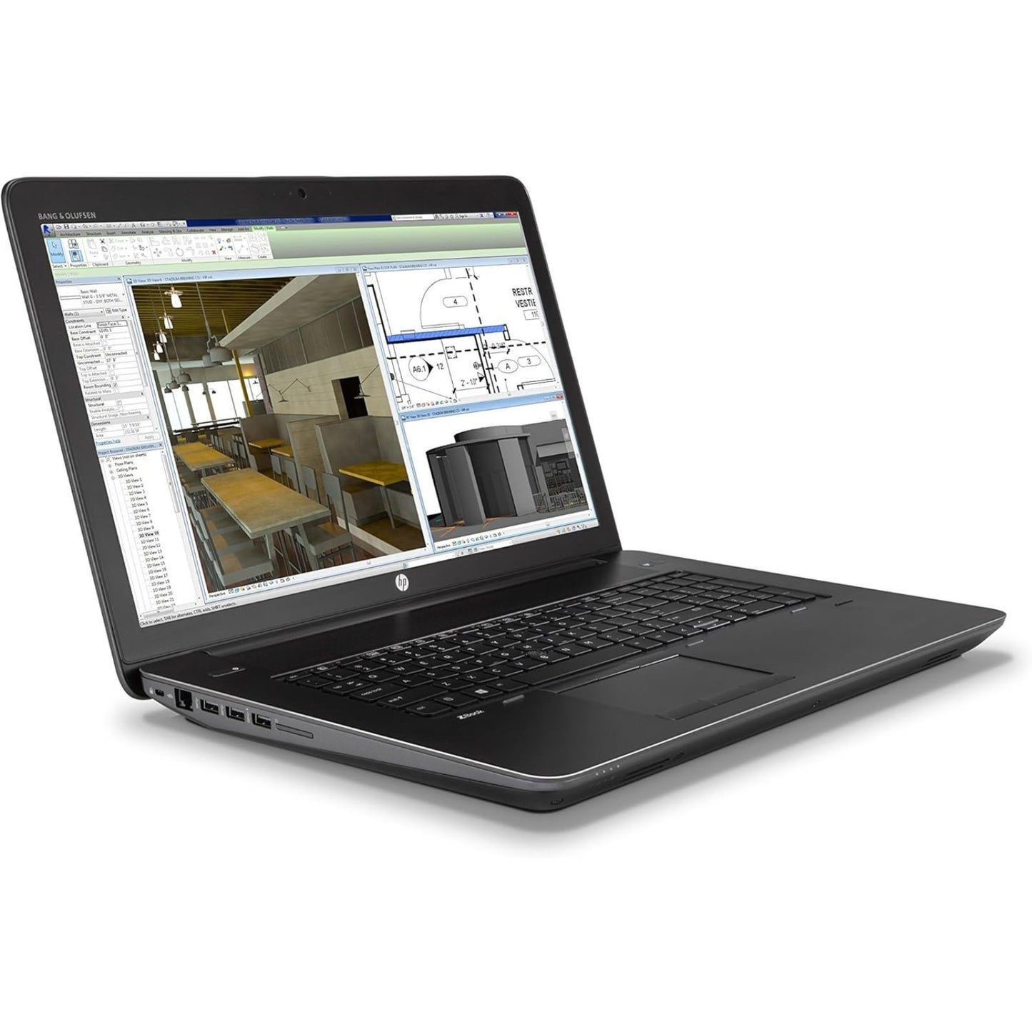 HP Workstation ZBook 17 G3 Notebook 17.3" Intel i5-6440HQ Ram 16GB SSD 512GB Webcam + Docking Station (Ricondizionato Grado A)