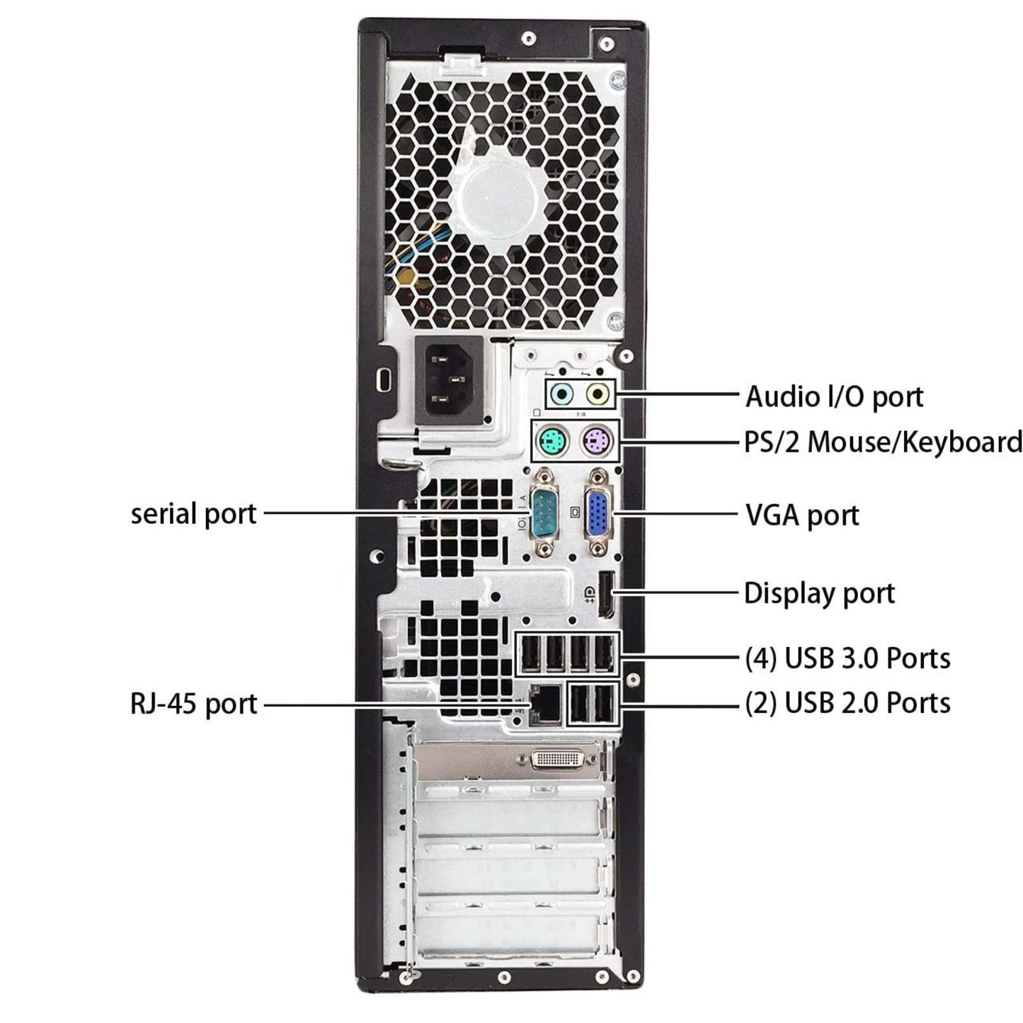 HP Z220 Workstation SFF Computer Intel i7-3770 Ram 16GB SSD 1TB (Ricondizionato Grado A)