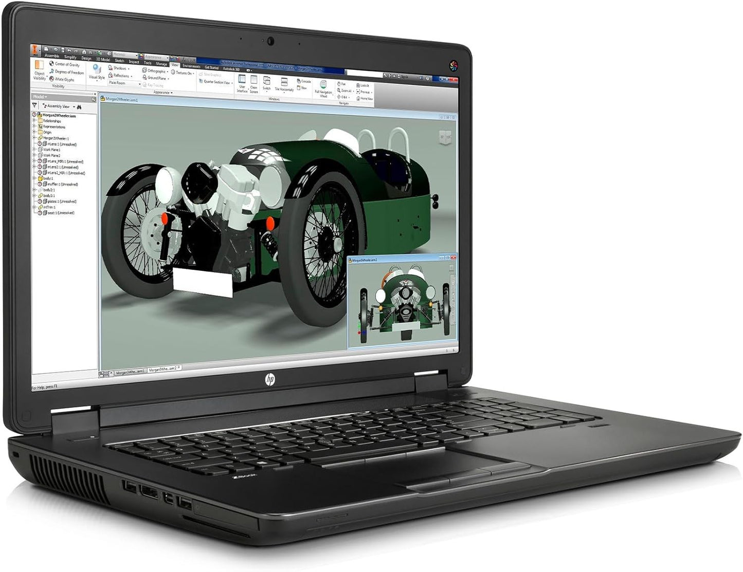 HP ZBook 17 G2 Notebook 17.3" Full HD Intel i7-4810MQ Ram 32Gb SSD 512Gb Nvidia Quadro K3100M (Ricondizionato Grado A)