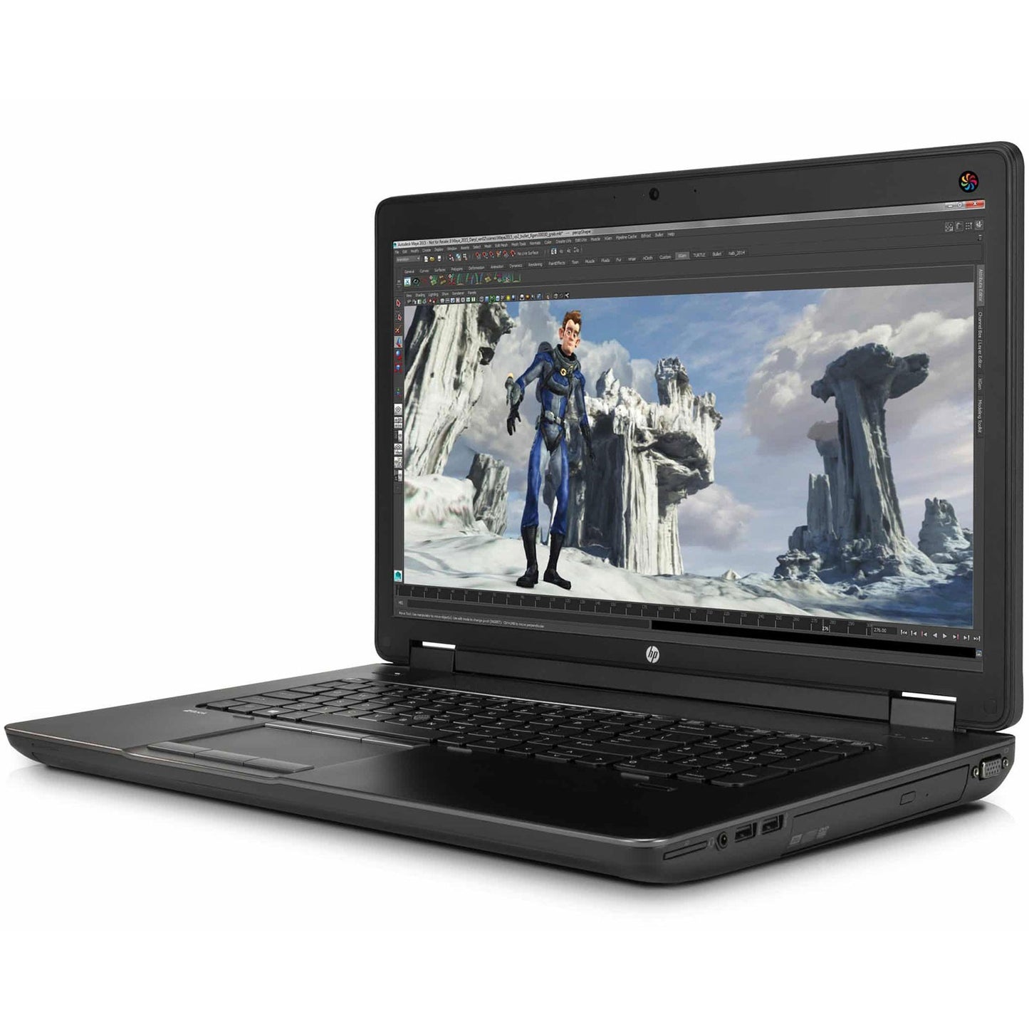 HP ZBook 17 G2 Notebook 17.3" Intel i7-4600M Ram 16Gb SSD 1Tb Nvidia Quadro K3100M (Ricondizionato Grado A)