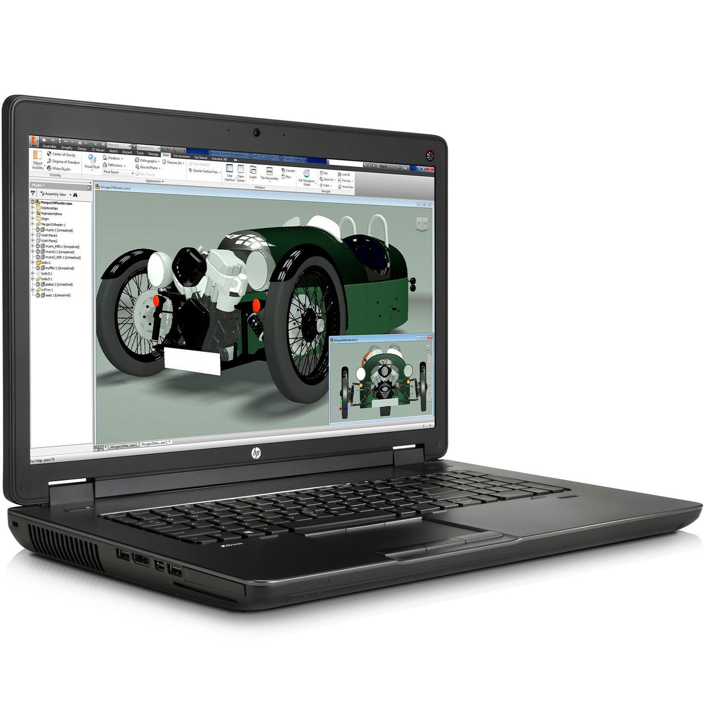 HP ZBook 17 G2 Notebook 17.3" Intel i7-4600M Ram 16Gb SSD 1Tb Nvidia Quadro K3100M (Ricondizionato Grado A)