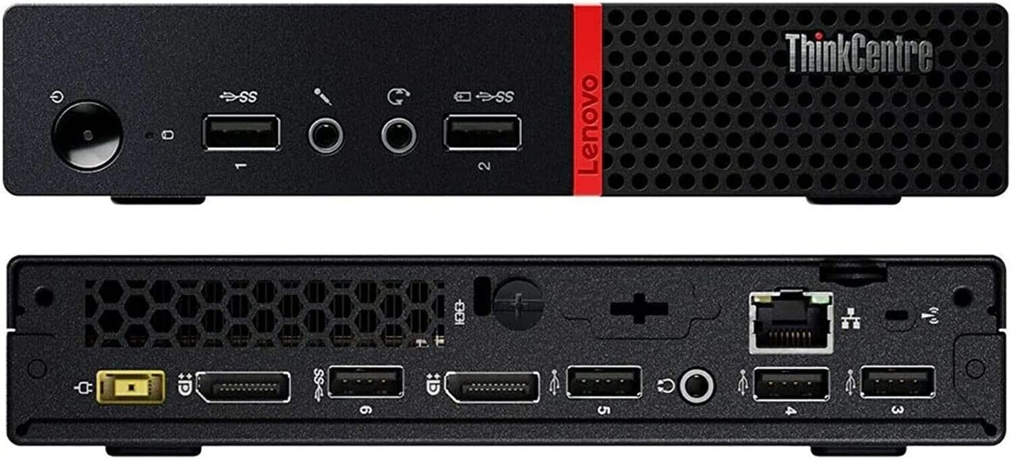 Lenovo ThinkCentre M715Q Tiny PC Computer AMD Ryzen 5 2400GE Ram 16GB SSD 512GB Freedos (Ricondizionato Grado A)