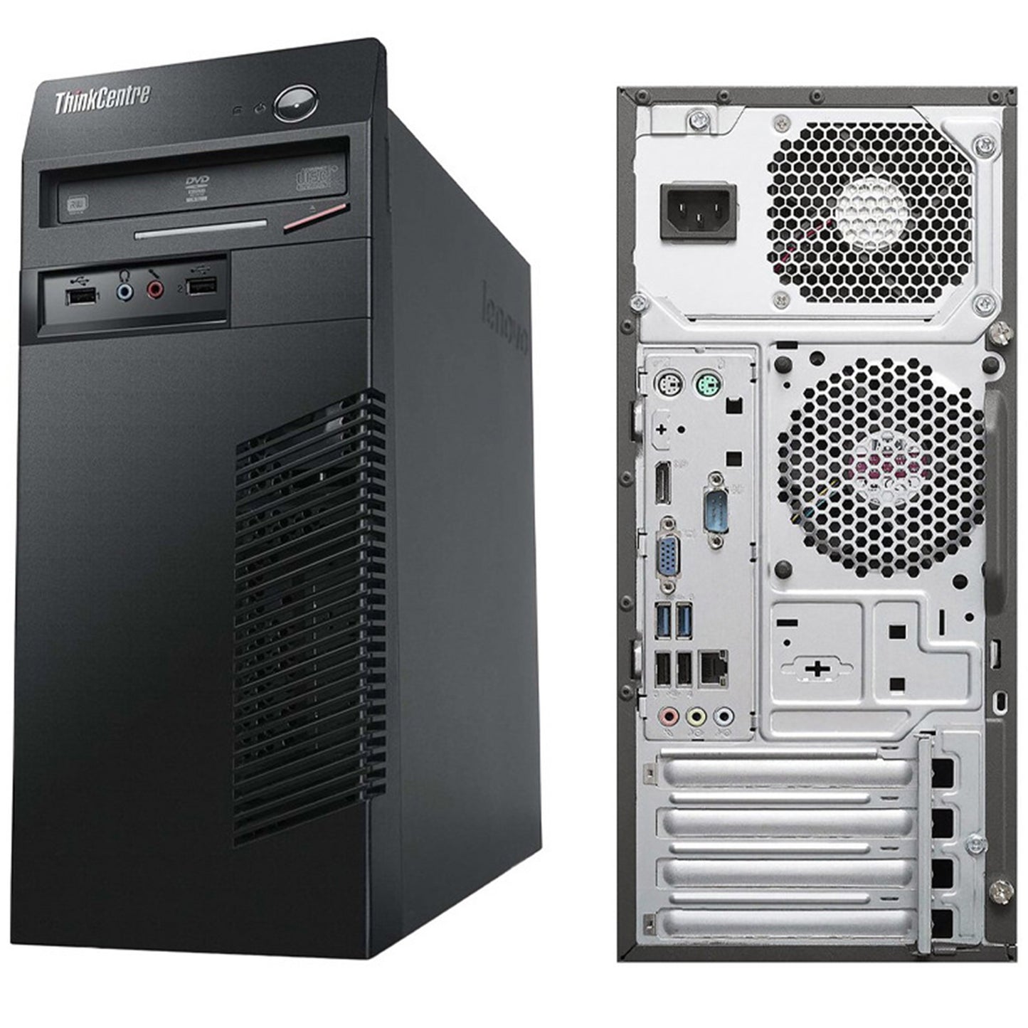 Lenovo ThinkCentre M73 Tower PC Computer Intel i5-4460 Ram 4GB SSD 240GB (Ricondizionato Grado A)