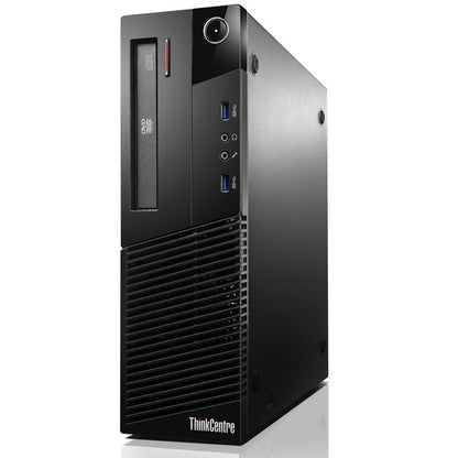 Lenovo ThinkCentre M83 SFF PC Computer Intel i5-4460 Ram 16GB SSD 480GB DVD-ROM (Ricondizionato Grado A)