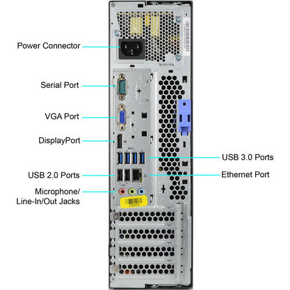 Lenovo ThinkCentre M92P SFF PC Computer Intel i5-3330 Ram 8GB SSD 240GB DVD-ROM (Ricondizionato Grado A)