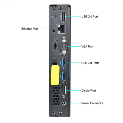 Lenovo ThinkCentre M92P Tiny PC Computer Intel i5-3470T Ram 8GB SSD 240GB (Ricondizionato Grado A)