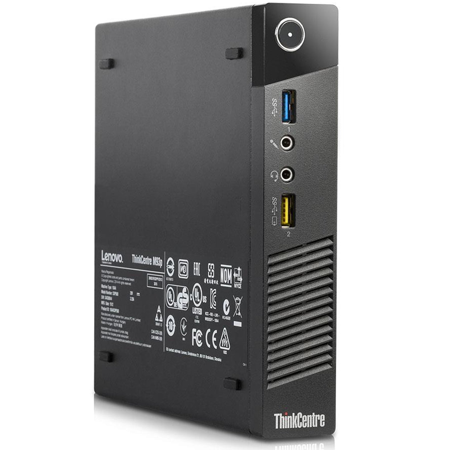 Lenovo ThinkCentre M93p Tiny PC Computer Intel Core i7-4765T Ram 8GB SSD 240GB Freedos (Ricondizionato Grado A)