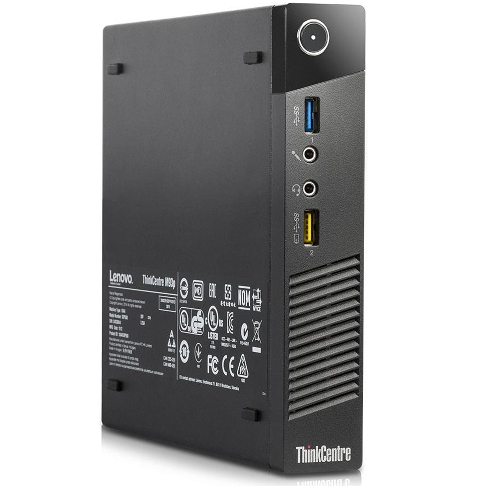 Lenovo ThinkCentre M93p Tiny PC Computer Intel Core i7-4765T Ram 8GB SSD 240GB Freedos (Ricondizionato Grado A)