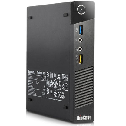 Lenovo ThinkCentre M93p Tiny PC Computer Intel Core i7-4765T Ram 8GB SSD 240GB Freedos (Ricondizionato Grado A)