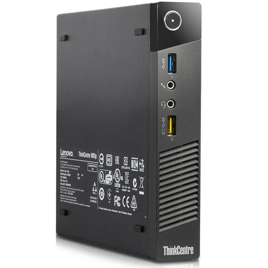Lenovo ThinkCentre M93p Tiny PC Computer Intel Core i7-4765T Ram 8GB SSD 240GB Freedos (Ricondizionato Grado A)