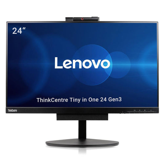 Lenovo ThinkCentre Tiny In One AIO 24 Gen3 24" FHD PC M720q Intel i5-8400T Ram 8Gb SSD 256Gb (Ricondizionato Grado A)