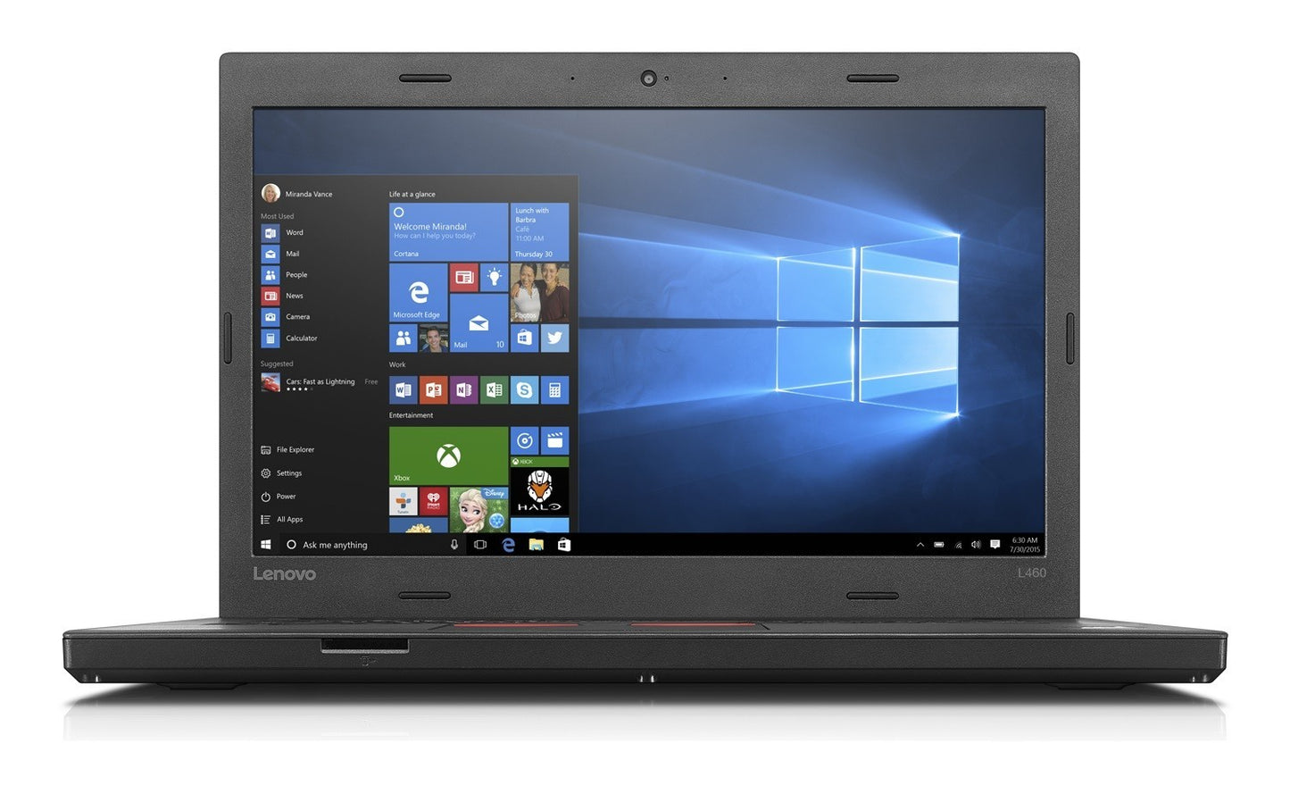 Lenovo ThinkPad L460 Notebook 14" Full HD Intel i5-6200U Ram 8GB SSD 240GB Webcam (Ricondizionato Grado A)