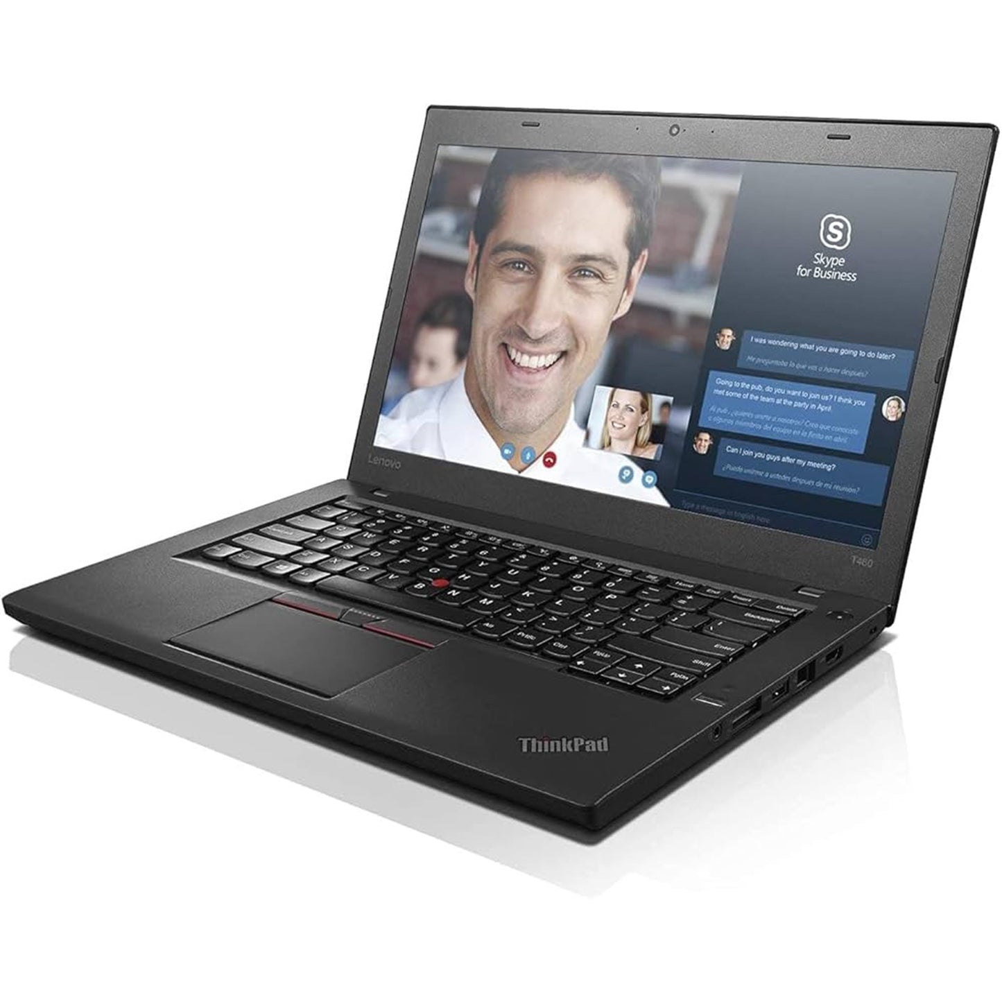 Lenovo ThinkPad T460 Notebook 14" HD Intel i5-6200U Ram 16GB SSD 240GB Webcam (Ricondizionato Grado A)