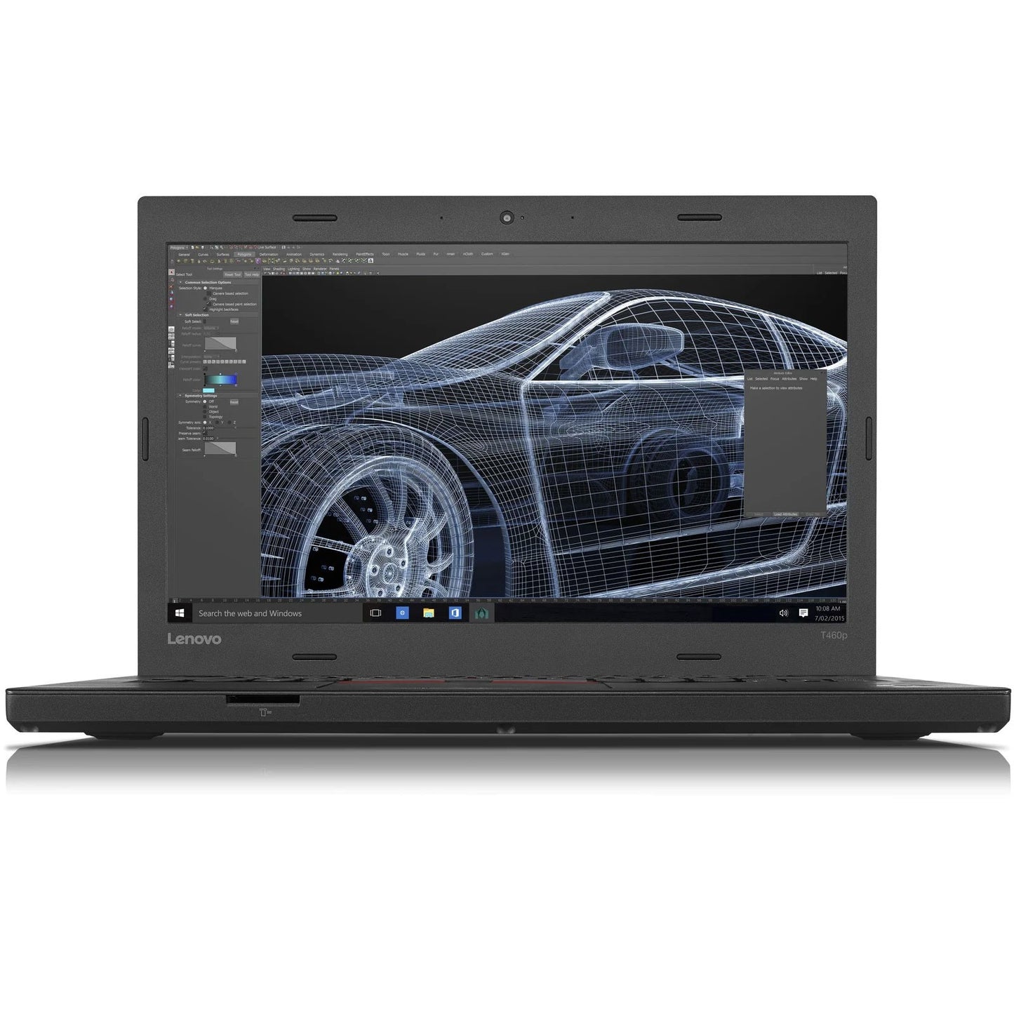 Lenovo ThinkPad T460p Notebook 14" Full HD Intel i5-6440HQ Ram 8GB SSD 240GB Webcam Freedos (Ricondizionato Grado A)