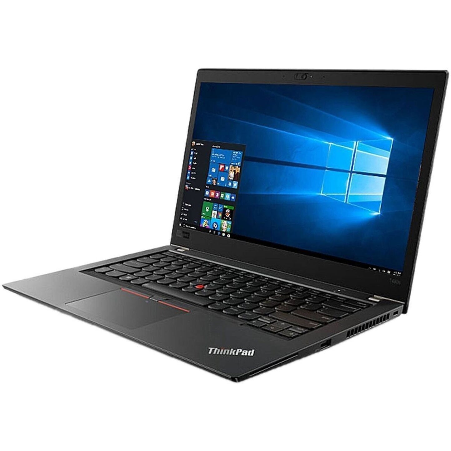 Lenovo ThinkPad T480s Notebook 14" Full HD Intel i5-8250U Ram 16GB SSD 512GB Webcam (Ricondizionato Grado A)