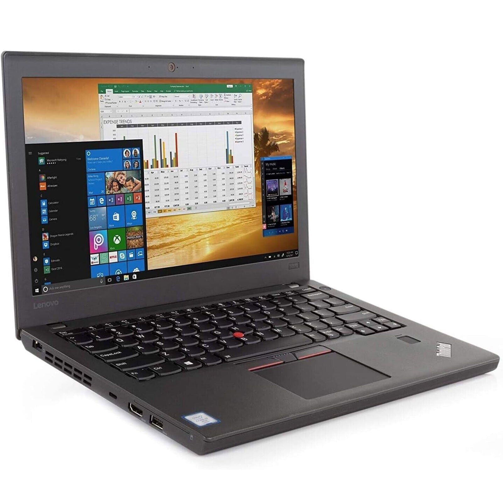 Lenovo ThinkPad X270 Notebook 12.5" HD Intel i5-6200U Ram 8GB SSD 240GB Webcam (Ricondizionato Grado A)