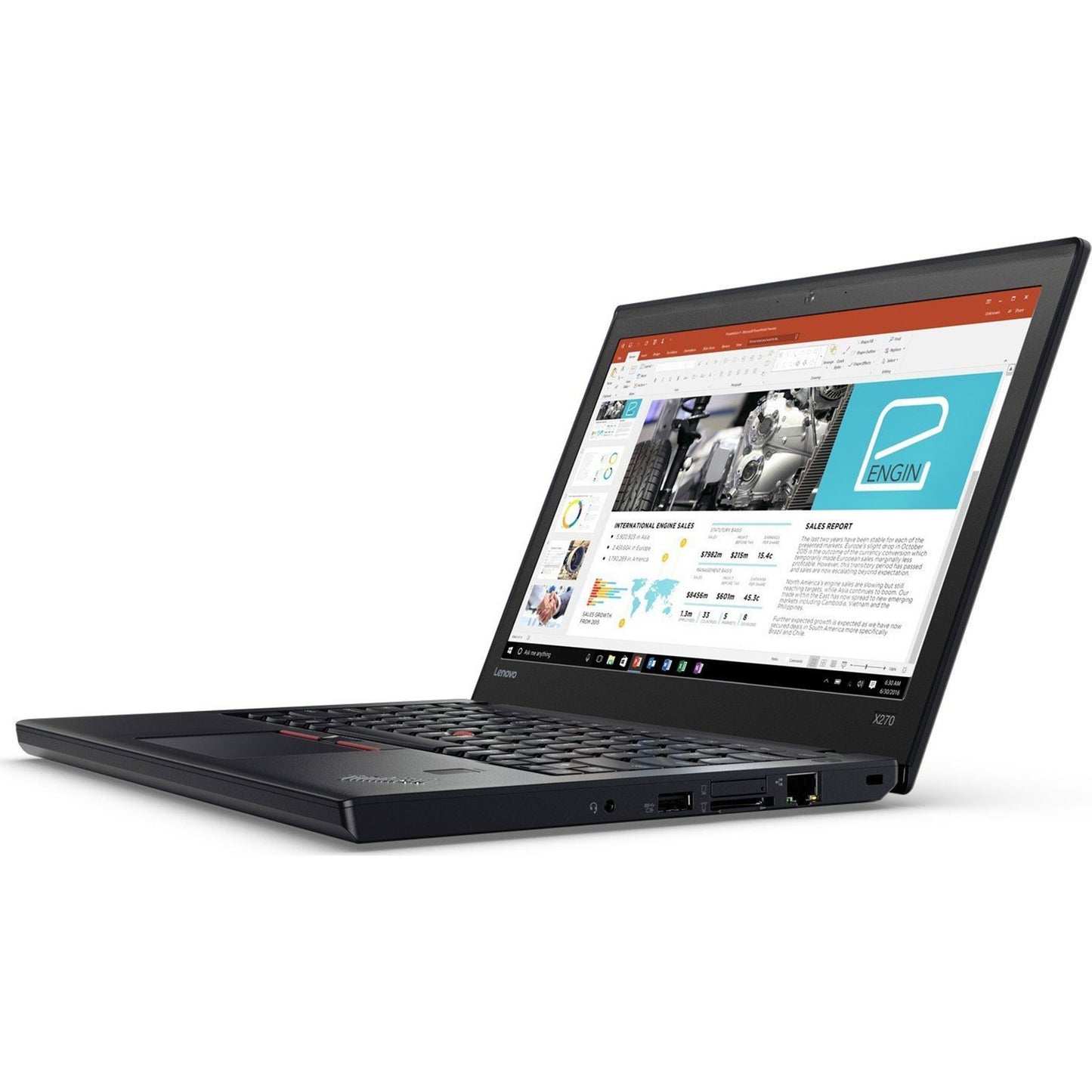 Lenovo ThinkPad X270 Notebook 12.5" HD Intel i5-6200U Ram 8GB SSD 240GB Webcam (Ricondizionato Grado B)