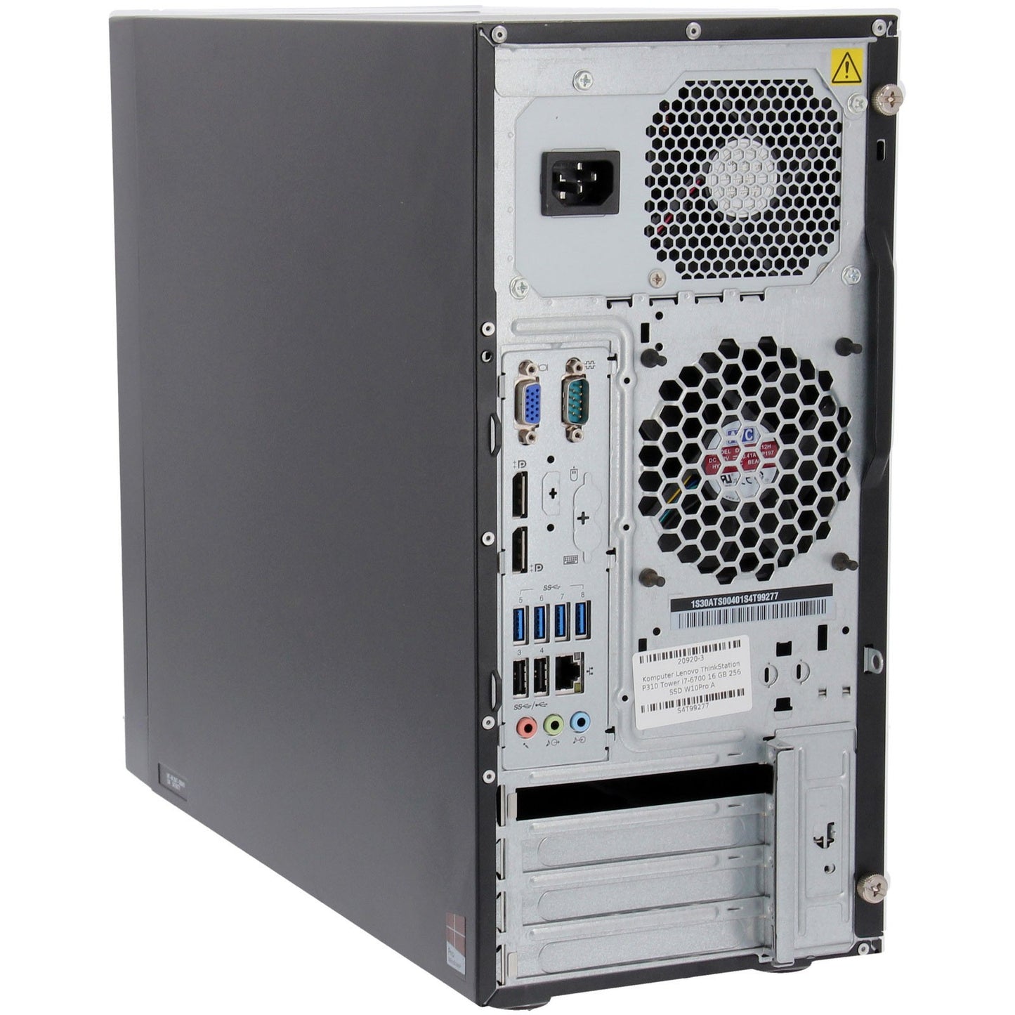 Lenovo ThinkStation P320 PC Computer Tower i7-6700 Ram 16Gb SSD 512Gb Freedos (Ricondizionato Grado A)