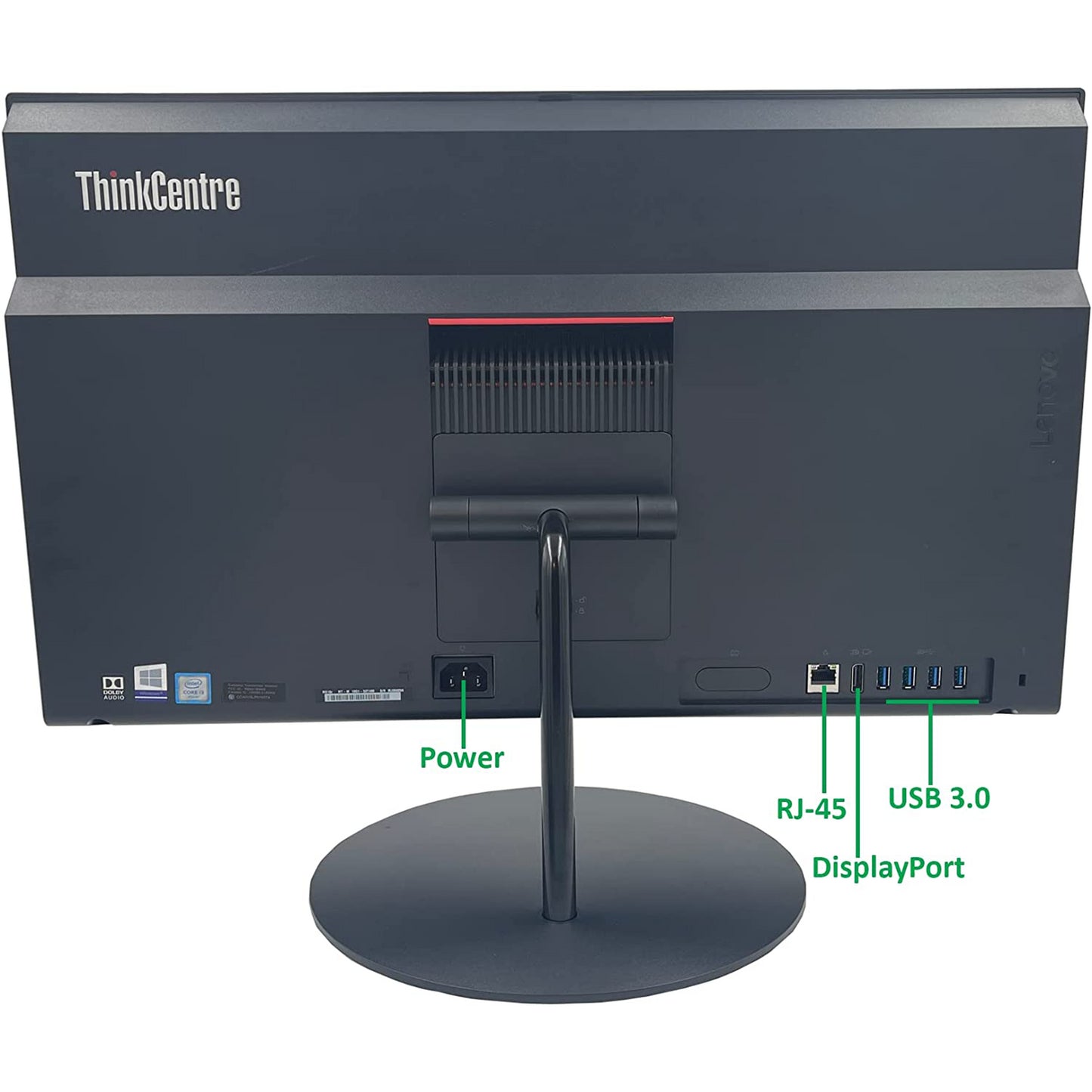 PC Computer All-In-One Ricondizionato Lenovo ThinkCentre M810z 21.5" Intel Core i5-6400 Ram 16GB SSD 240GB Webcam Freedos