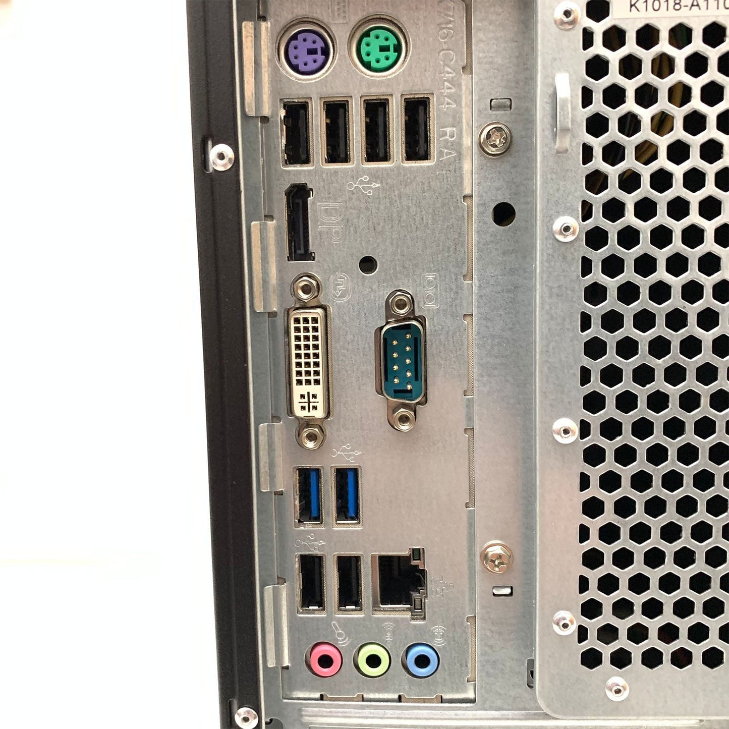 PC Computer Ricondizionato Fujitsu Esprimo P710 Intel Core i7-3770S Ram 8GB SSD 240GB DVD-ROM Freedos