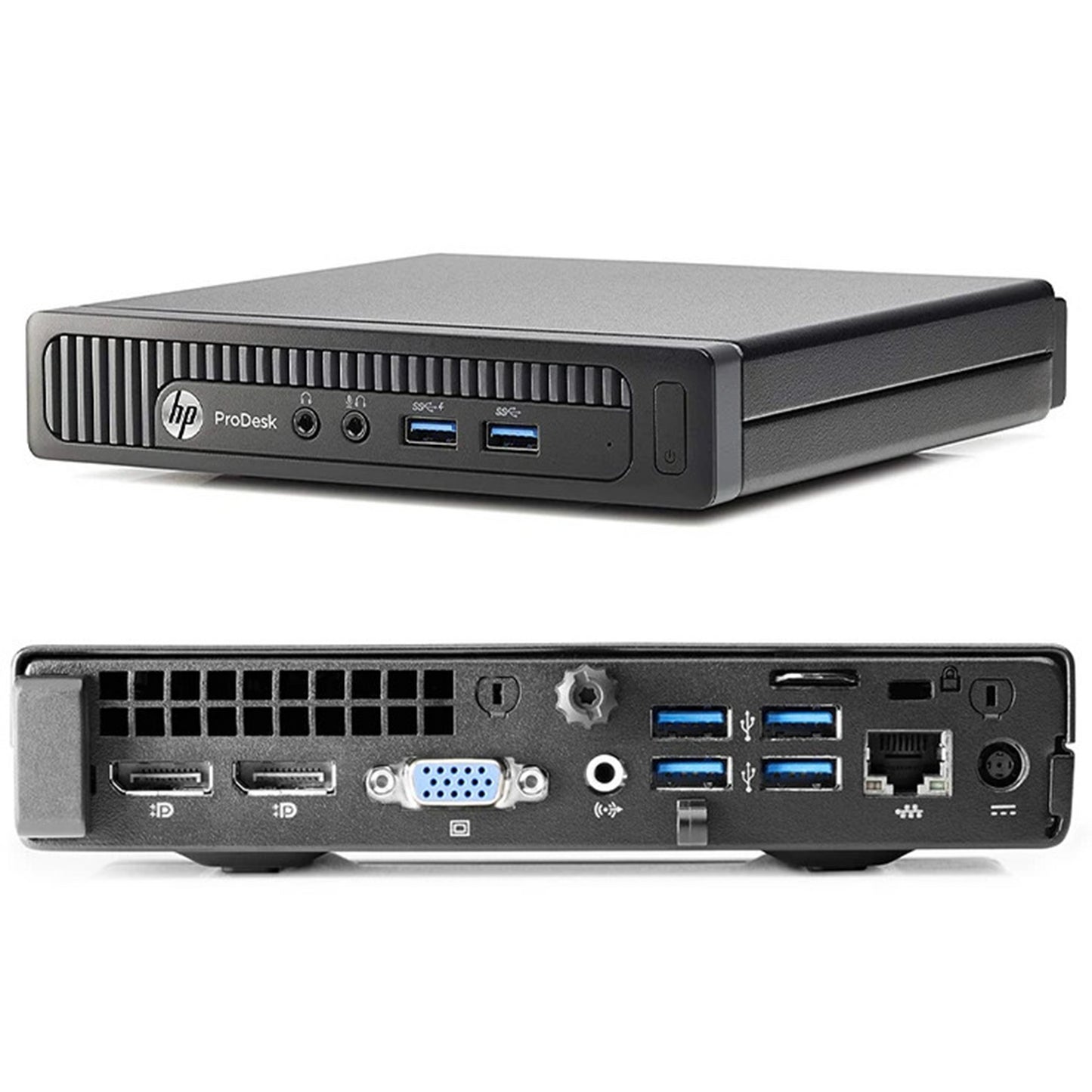 PC Computer Ricondizionato HP EliteDesk 800 G1 Mini Intel i3-4160T Ram 8GB SSD 240GB Freedos
