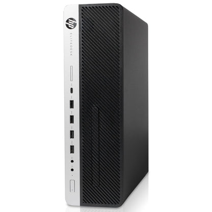 PC Computer Ricondizionato HP EliteDesk 800 G4 SFF Intel i5-8400 Ram 8GB DDR4 SSD 240GB Windows 8 COA