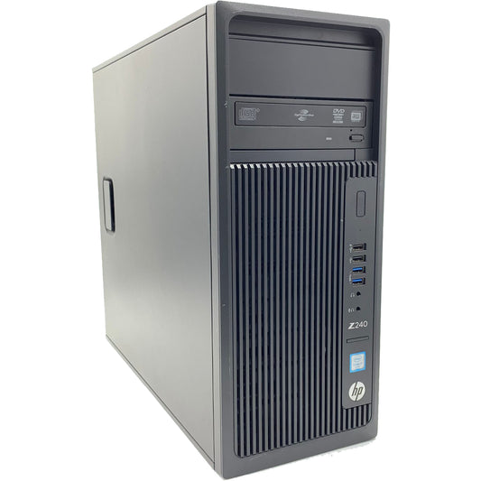 PC Computer Ricondizionato HP Workstation Z240 Tower Intel Core i7-6700 Ram 8GB SSD 240GB DVD-ROM Freedos